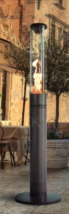 Faro V.1 Outdoor pyrolytic heater with 750 mm glass