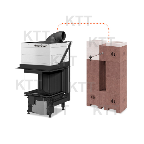 IMPRESSION U 3G L 55.51.55.26 K1A trojstranna delené sklo cierny  igniton s akumulačným modulárnym systémom AMS